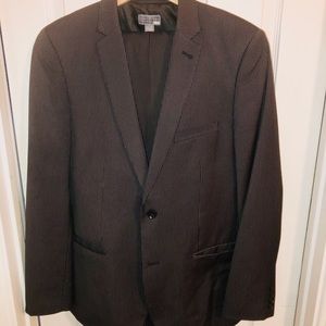 Black/pinstriped H&M slim fit suit